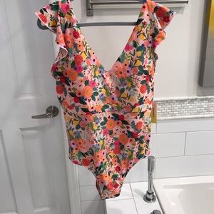 Rifle Paper Summersalt Ruffle Backflip Suit